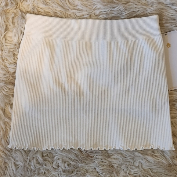 Spiritual Gangster White Amor Tube Top Brami Ribbed Size XS/S. - Picture 1 of 8